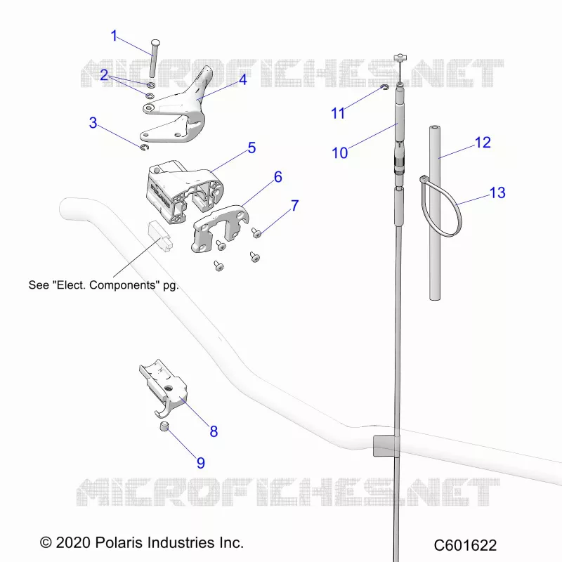 MOTEUR, THROTTLE CONTROL ASM.