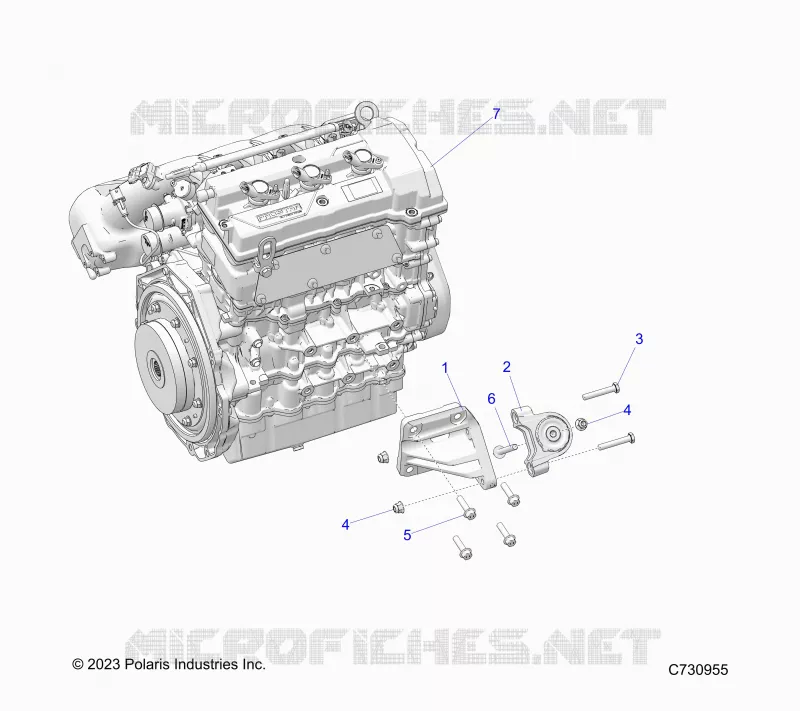 MOTEUR, MOUNTING AND LONG BLOCK