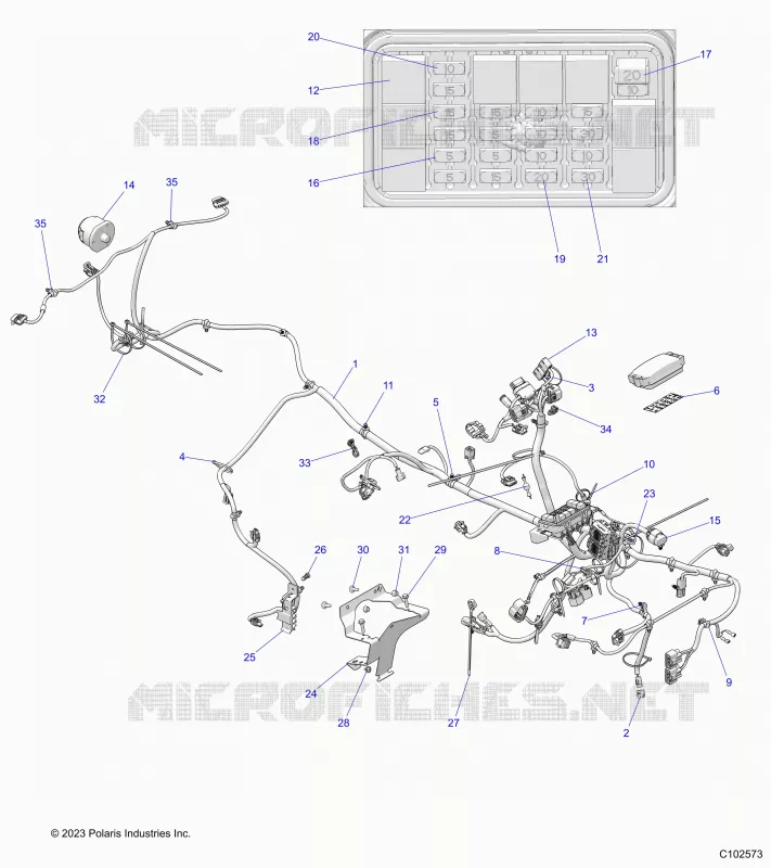 ELECTRICITE, MAIN WIRE HARNESS
