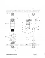 SUSPENSION, AMORTISSEUR ARRIERE TRACK, VELOCITY
