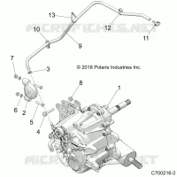 DRIVE TRAIN, MAIN SUPPORT PONT