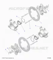 SUSPENSION, PORTE BAGAGES ARRIERE AND HUB