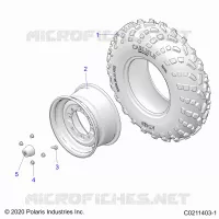 ROUES, FRONT TIRE