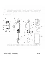SUSPENSION, AMORTISSEUR AVANT TRACK (7045863)