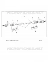 SYSTEME DE TRANSMISSION, FRONT HALF SHAFT