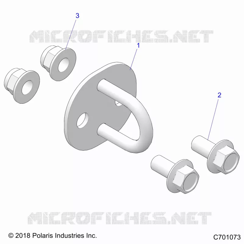 CHASSIS, TOW HOOK