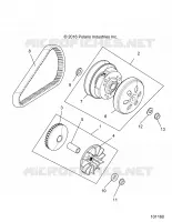 SYSTÈME DE TRANSMISSION, PRIMARY CLUTCH