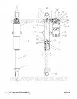 SUSPENSION, AMORTISSEUR ARRIERE TRACK, HI LO ADJ., SNOW CHECK (7044383)