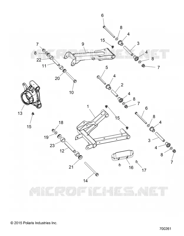 SUSPENSION ARRIERE CONTROL ARMS
