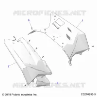 CARROSSERIE ARRIERE CAB AND HEAT SHIELDS