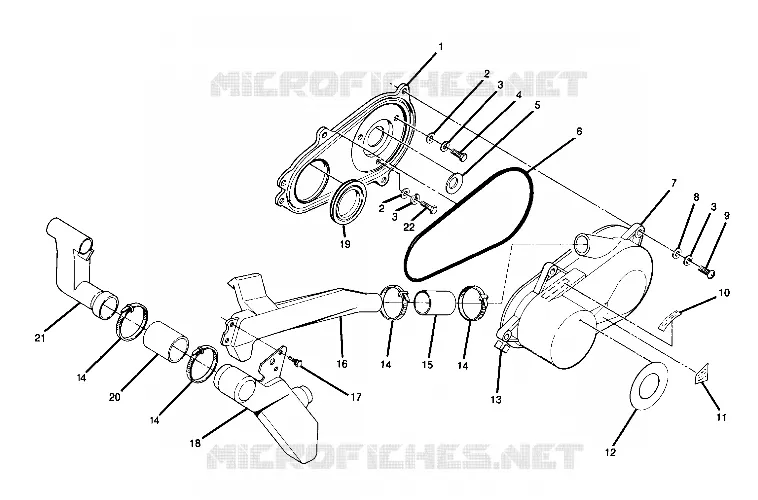 COUVERCLE D'EMBRAYAGE ASSEMBLY (4916351635027A)
