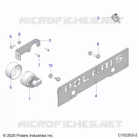 ELECTRICITE, FOG LAMP AND FRONT REGISTRATION PLATE