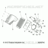 ENGINE, SYSTÃˆME DE REFROIDISSEMENT, RADIATOR/SHROUD