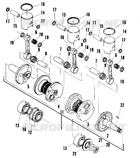 PISTON AND VILEBREQUIN (600 AND 600 SE) (4909500950035A)