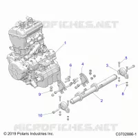 MOTEUR, MOUNTING & LONG BLOCK