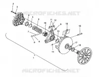 EMBRAYAGE DE TRANSMISSION ASSEMBLY TRAIL / 0930761 (4923222322025A)