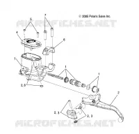 FREIN AVANT FREIN LEVER and MAITRE CYLINDRE