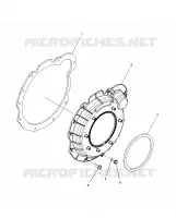 ENGINE, COUVERLCE DE VOLANT MOTEUR