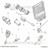 ELECTRICITE, SWITCHES, SENSORS, ECU AND CONTROL MODULES