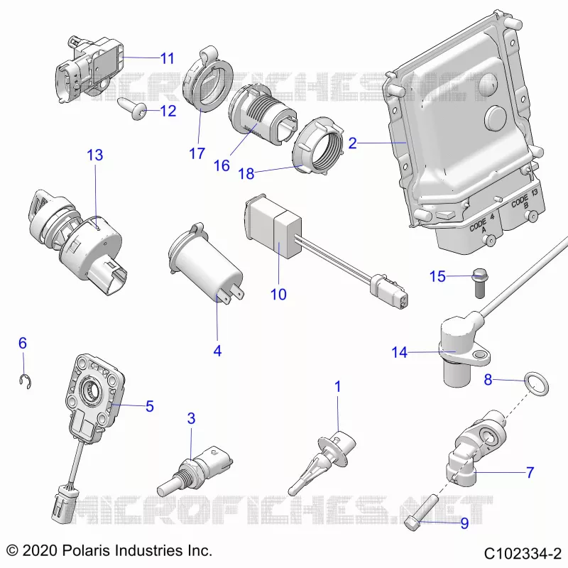 ELECTRICITE, SWITCHES, SENSORS, ECU AND CONTROL MODULES