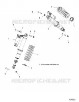 SUSPENSION, AMORTISSEUR AVANT MOUNTING