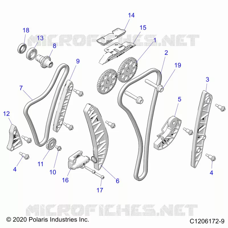 ENGINE, TIMING AND OIL CHAINE DRIVES