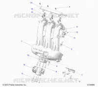 ENGINE, INTAKE MANIFOLD, CORPS DE PAPILON, FUEL RAIL