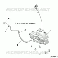 DRIVE TRAIN, FRONT SUPPORT PONT