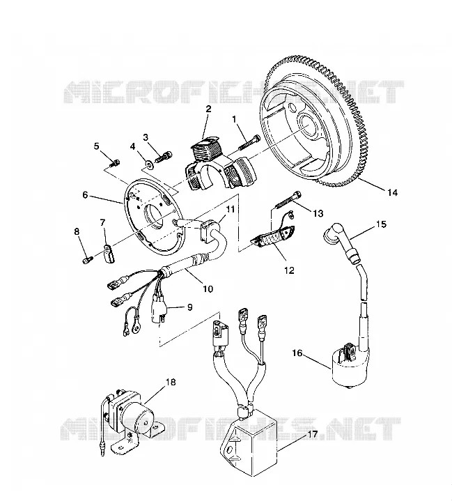 STATOR ASSEMBLY Sportsman 4X4 / W938039 (4926382638043A)