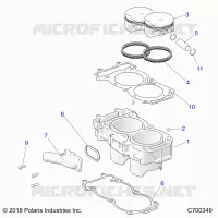 CYLINDRE AND PISTON