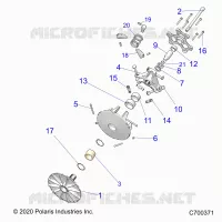 SYSTÃˆME DE TRANSMISSION, PRIMARY CLUTCH