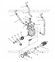 POMPE A HUILE XLT TOURING  0963357 and EUROPEAN XLT TOURING  E963357 (4931923192C013)