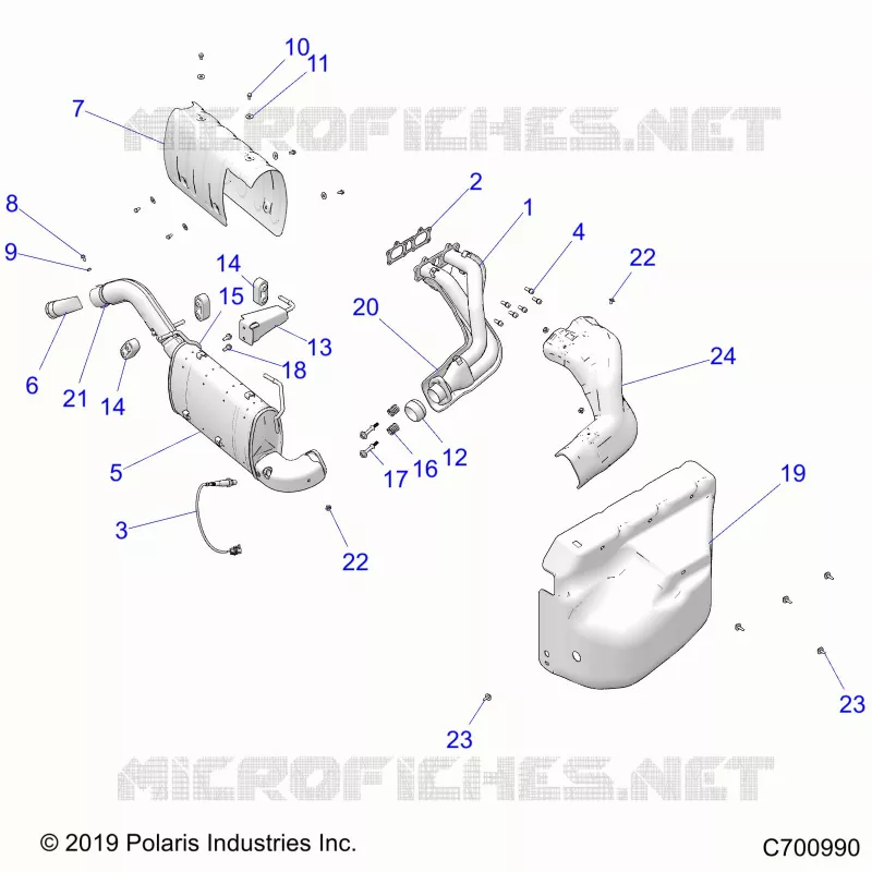 ENGINE, ECHAPPEMENT