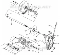 SYSTÈME DE TRANSMISSION ASSEMBLY XLT 0940767, XLT SP 0940667   XLT SKS 0940567 (4925022502018A)