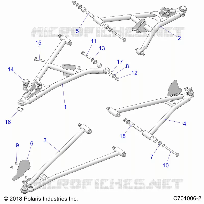 SUSPENSION AVANT CONTROL ARMS