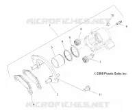 FREINS, REAR CALIPER