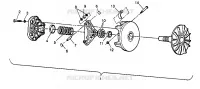 EMBRAYAGE DE TRANSMISSION SPORTSMAN 4X4 W968040 (4935943594C001)