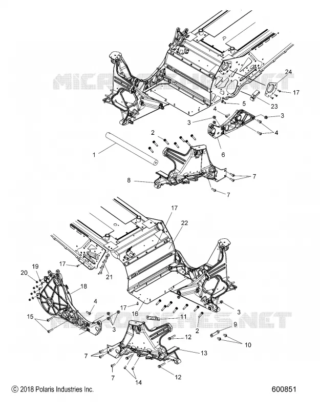 CHASSIS, BULKHEAD ASM.