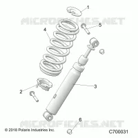 SUSPENSION, AMORTISSEUR AVANT MOUNTING