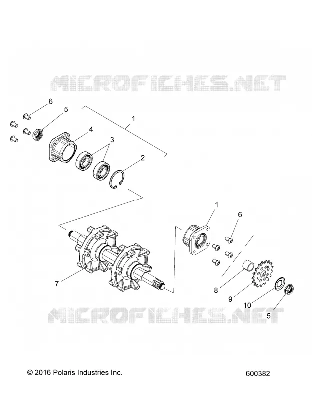 DRIVE TRAIN, ARBRE DE TRANSMISSION ASM.