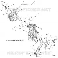 ENGINE, ENGINE AND SUPPORT TRANSMISSION
