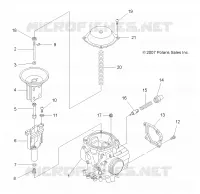 MOTEUR, CARBURATEUR UPPER