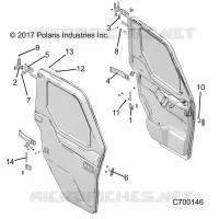 PORTES, FRONT, FULL, MOUNTING