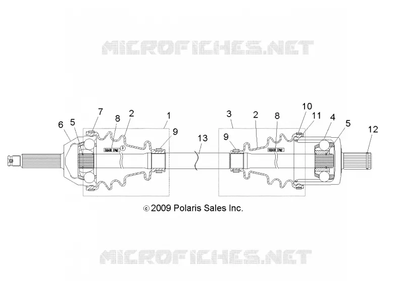 DRIVE TRAIN, TRANSMISSION AVANT SHAFT