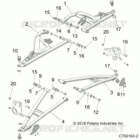 SUSPENSION AVANT CONTROL ARMS