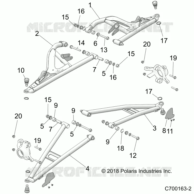 SUSPENSION AVANT CONTROL ARMS