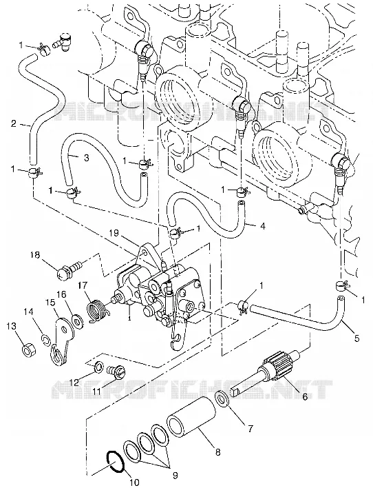 POMPE A HUILE 600 XCR 0985677 (4943164316D002)