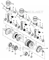 PISTON ET VILEBREQUIN ULTRA SKS 0960578, EUROPEAN ULTRA SKS E960578, AND UL (4931683168C012)