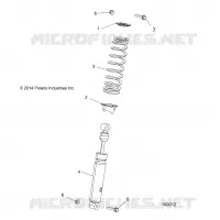 SUSPENSION, AMORTISSEUR AVANT