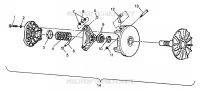 EMBRAYAGE DE TRANSMISSION 6X6 400L
